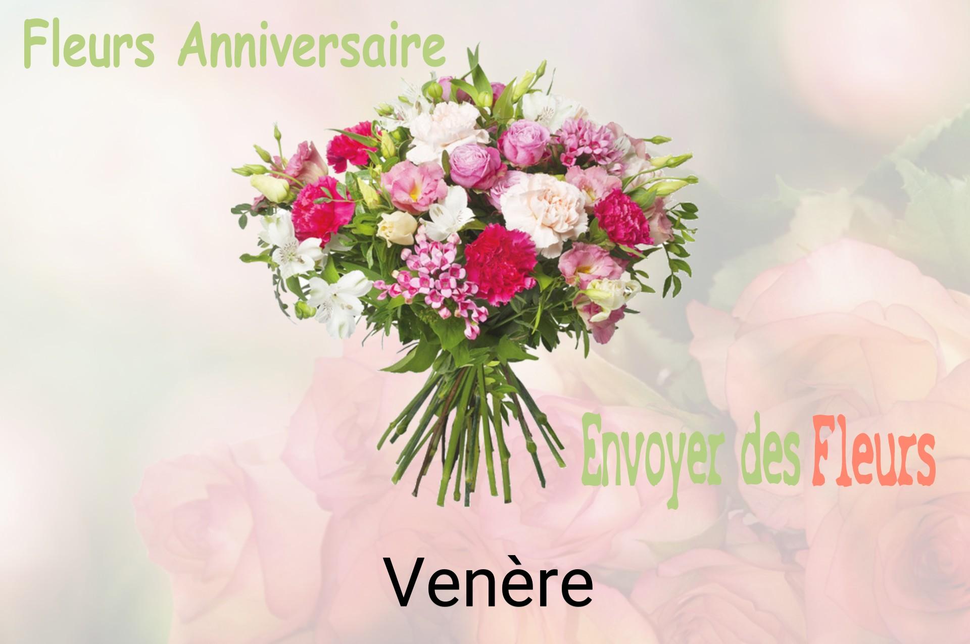 Bouquet de fleurs d’anniversaire livré à Venère
