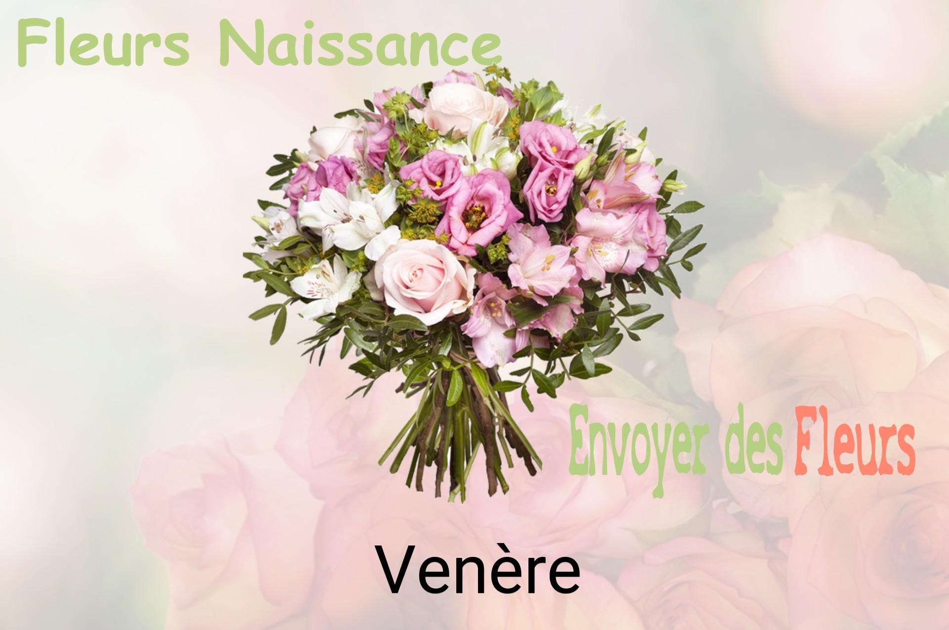 Bouquet de fleurs de naissance livré à Venère